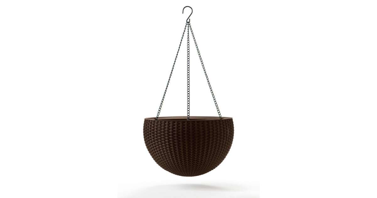 KETER HANGING SPHERE PLANTER MŰRATTAN VIRÁGCSERÉP Pepita.hu