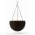 Keter Sphere Planter hanging flower pot, brown, rattan look, for outdoor use