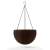 Keter Sphere Planter hanging flower pot, brown, rattan look, for outdoor use