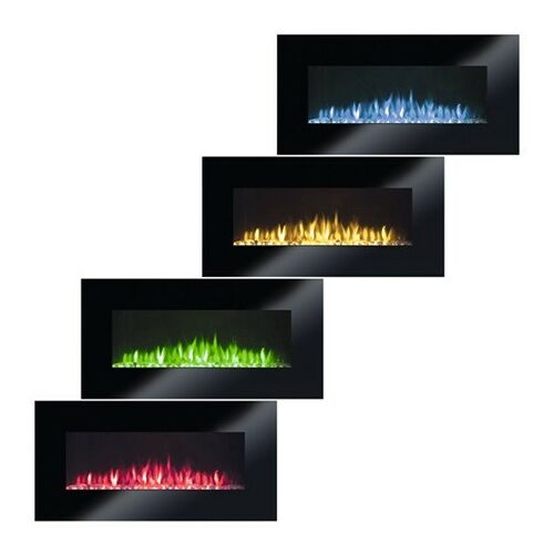Home FKK 3000 Electric Fireplace with Multiple Flame Colors