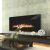 Home FKK 3000 electric fireplace with realistic flame effect in living room setting