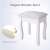SmileHOME by Pepita Toaletný stolík s 5 zásuvkami a stoličkou #white 48096035}