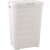 CURVER "Style" 60L Rattan Effect Laundry Basket, White