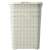 CURVER "Style" 60L Rattan Effect Laundry Basket, Beige