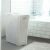 CURVER STYLE rattan effect laundry basket in a modern bathroom