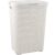 CURVER STYLE 60L off-white rattan laundry basket with lid