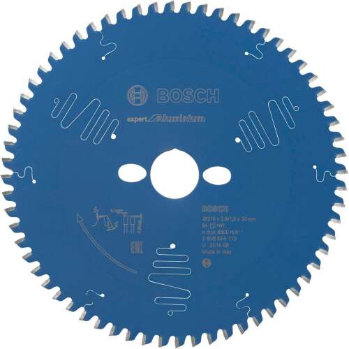 Bosch 2 608 644 110 lamă de ferăstrău circular 21,6 cm 1 buc 58602249
