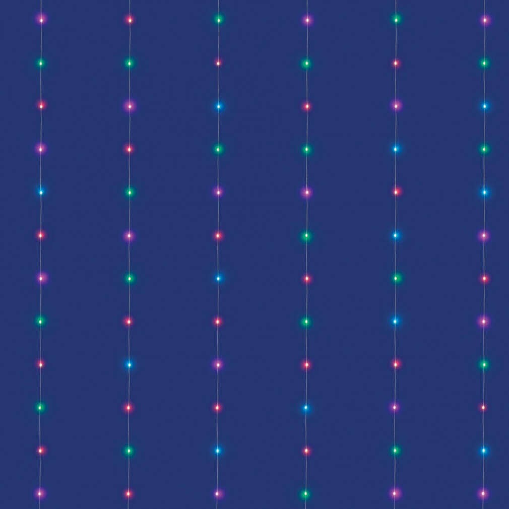 Kültéri/beltéri Smart fényfüggöny, 120 micro RGB LED (iSparkle)