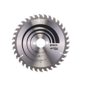 Disc de ferăstrău circular Bosch Optiline Wood, diametru 190mm - Bosch Accesorii pentru fierăstrău electric