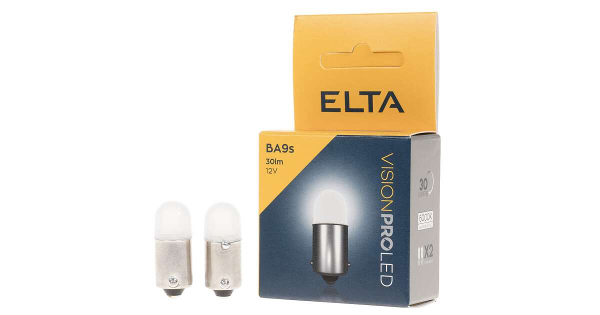 Elta Vision T4W LED 12V 6000K, 2pcs/pack
