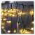Profesionálny Connenct triediteľný vonkajší vianočný svetelný reťazec, 3 m, teplá biela, 50 ks LED, čierny, bez napájacieho adaptéra 79140910}