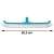 Flowclear pool brush, 50.5 cm wide, blue and white, with size indication