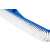 Flowclear pool brush, 457 cm, blue and white, close-up of the bristles