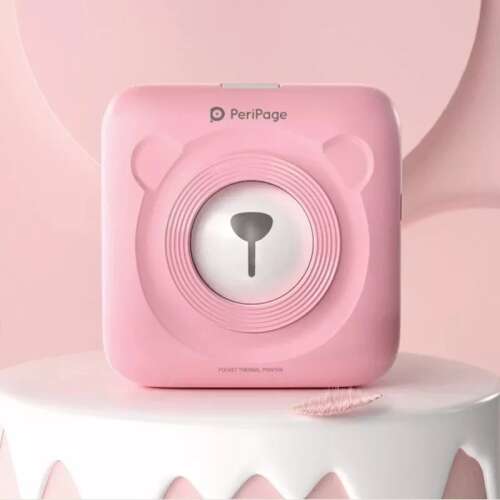 PeriPage Mini A6 Джобна топлинна принтер в розово