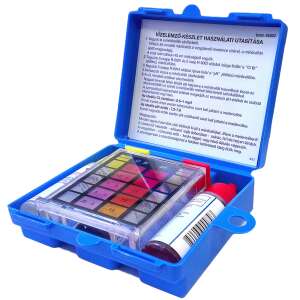 Pontaqua liquid pool water test kit, measures chlorine, bromine, and pH levels - Water tester