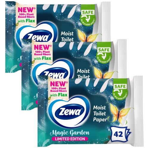 Zewa Limited Edition ароматизирана мокра тоалетна хартия 3х42бр.