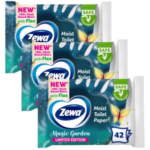 Zewa Blossom Moments mirisni vlažni toaletni papir 3x42 kom
 138820123 - Papirnata konfekcija