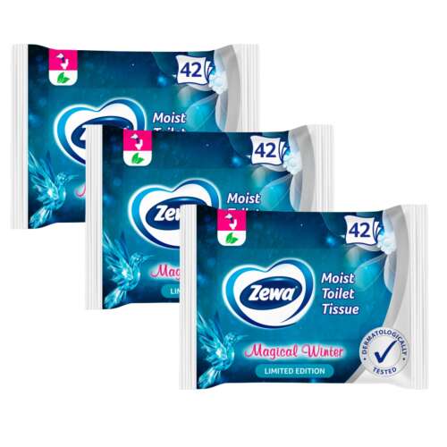 Zewa Limited Edition feuchtes Toilettenpapier 3x42Stück 48125508