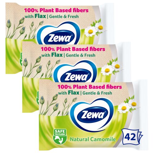 Zewa Natural Camomile Nedves Toalettpapír 3x42db 138820130