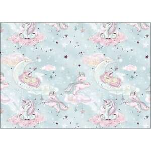 LittleONE by Pepita quality Textile nappy 55 x 80 cm - Unicorn #blue