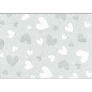 Scutece de calitate LittleONE by Pepita Scutece textil 55 x 80 cm - Heart #grey 48125923 Scutece textile