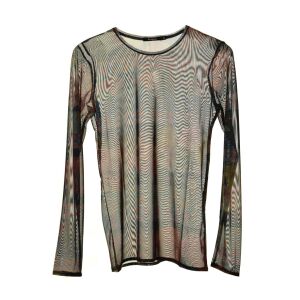 Áttetsző Mintás Női Felső - Hosszú Ujjú - XL 130283984 - Desigual