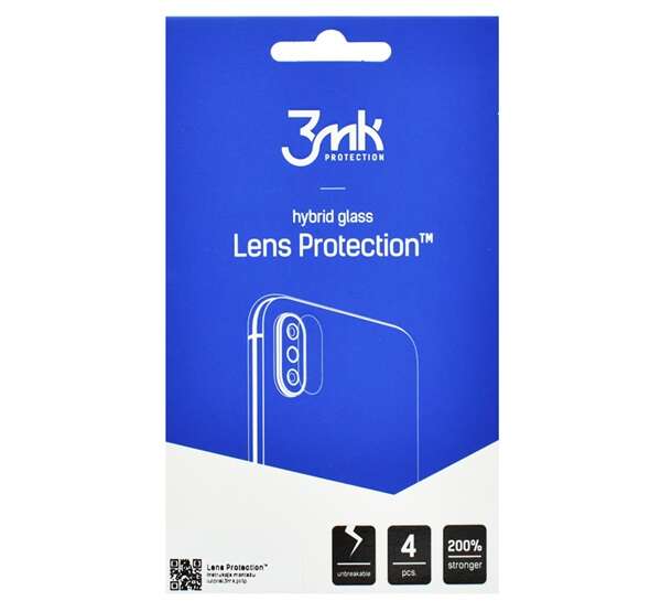 3MK LENS PROTECTION kameravédő üveg 4db (flexibilis, karcálló, ul...