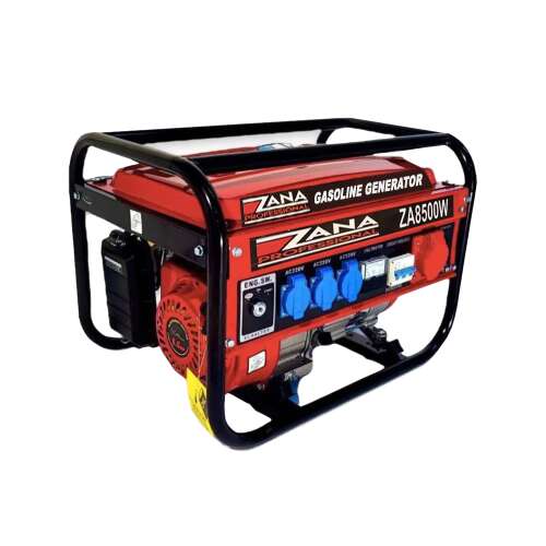 Zana ZA8500W benzinmotoros aggregátor, generátor, 3 fázisú áramfejlesztő 50284712