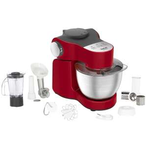 Tefal QB317538 1000 W, 7 fokozat, 4 l piros-szürke-inox konyhai robotgép 87691519