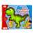 Dinosaur projector toy with 3 lantern slides, 12 patterns, and water pens