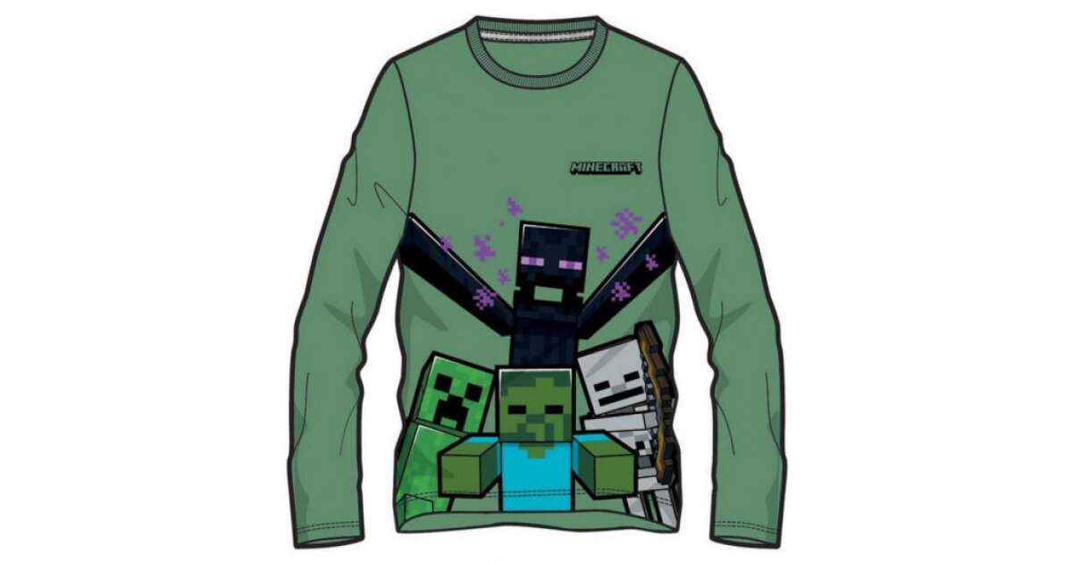 Minecraft Kids' Long Sleeve T-Shirt Craft years - Main Image