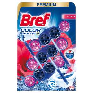 Bref Blue Aktiv WC освежител Fresh Flowers (3x50g)