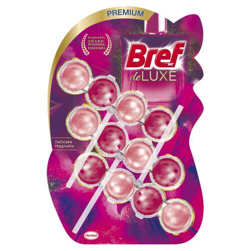Bref DeLuxe WC illatosító, Delicate Magnolia illatban, 3 db 50g