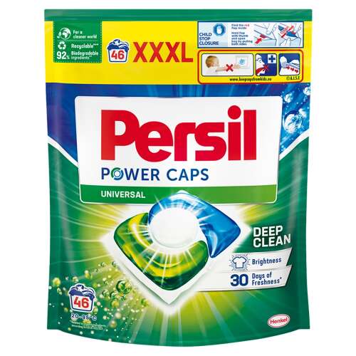 Persil Power Caps Universal Waschkapseln, 46 Wäschen, Tiefenreinigung, für weiße und farbige Wäsche