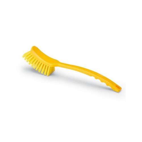 Жълта четка за почистване с дълга дръжка, марка Igeax