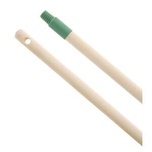 Mâner de mop Fass Natural Green 130 cm cu filet, lemn certificat FSC Mix, vârf din plastic verde - Partvis și mâner Mop