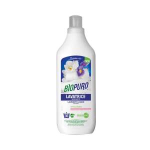 Biopuro Lavatrice Detergent lichid de rufe, 1000ml, organic, hipoalergenic, pentru rufe albe - Gel de spălare