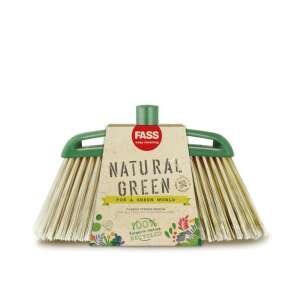 Fass Natural Green głowica miotły zewnętrznej, zielona, wykonana w 100% z recyklingowanego materiału PET, dla zielonego świata - Głowica Partvis