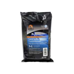 Gorilla nedves tisztítókendő üvegre és tükörre 30 darabos