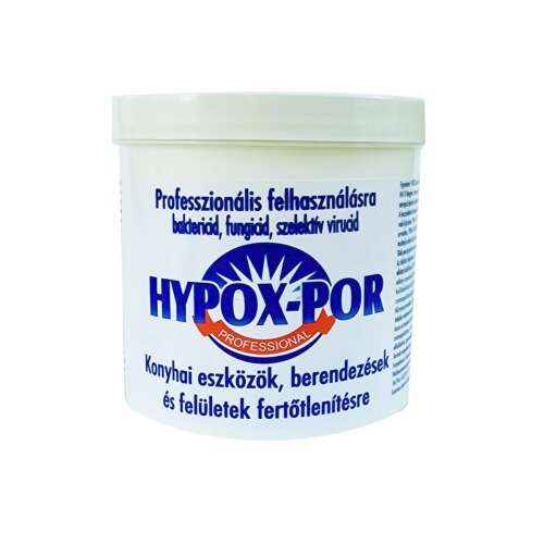 Proszek do dezynfekcji Hypox-Por Professional, 500g, do dezynfekcji naczyń kuchennych, sprzętu i powierzchni