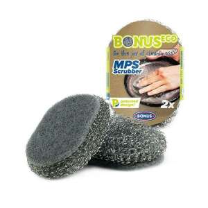 Bonus MPS Zmywak, 2 sztuki, stalowe gąbki do szorowania do czyszczenia naczyń, garnków, patelni i grilla - Bonus