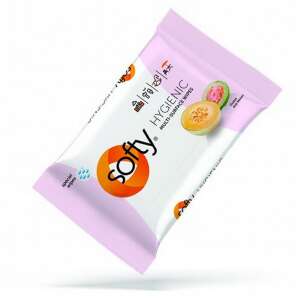 Softy Hygienic Többszínű felülettisztító kendők, 40 darabos, guava és dinnye illattal - Softy