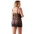 Cottelli Curves Plus Size Áttetsző Négiligé - Fekete 48198699