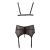Cottelli Plus Size - Csipke fehérnemű trió (fekete) 48200342