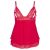 Cottelli Curves Plus Size Csipkés Babydoll - Piros 48201512