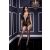 Baci Bodystocking Corset Front Fishnet z Szelkami One Size 48203722