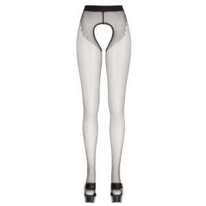 Cottelli Nyitott Harisnya - Fekete - Dupla Hatású