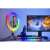 Tracer 8W 26cm RGB ring light with tripod, used for video calls and gaming
