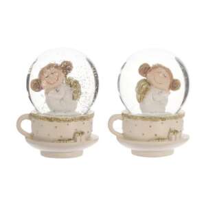 Rázógömb csészében angyal poly 6,5cm 48207751 - Poly
