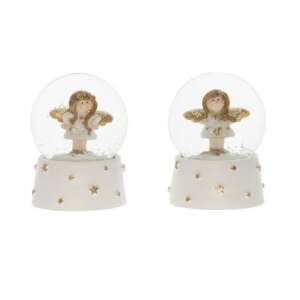 Rázógömb angyallal poly 6,5cm 48207797 - Poly